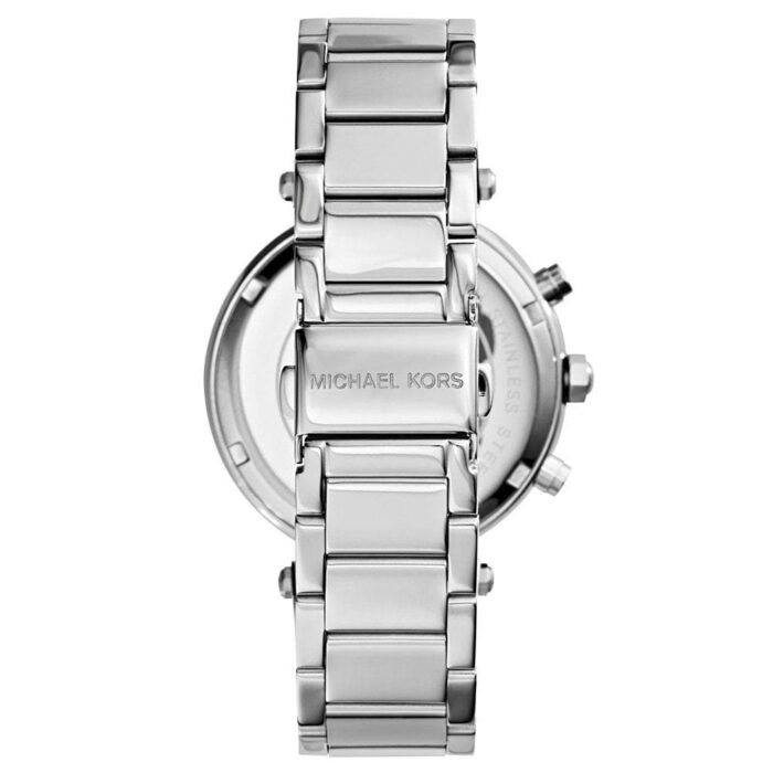 Michael Kors Ladies Parker Silver Chronograph Watch - MK5353 - Image 2